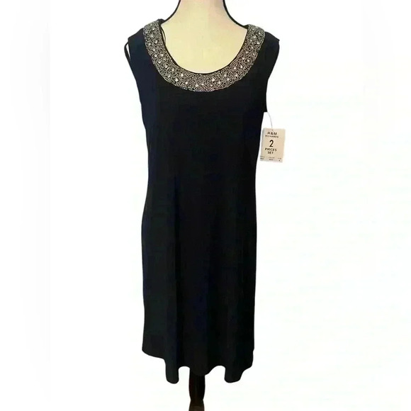 R & M Richards 2 piece Navy Women’s size 6 2 piece dress - Picture 4 of 12